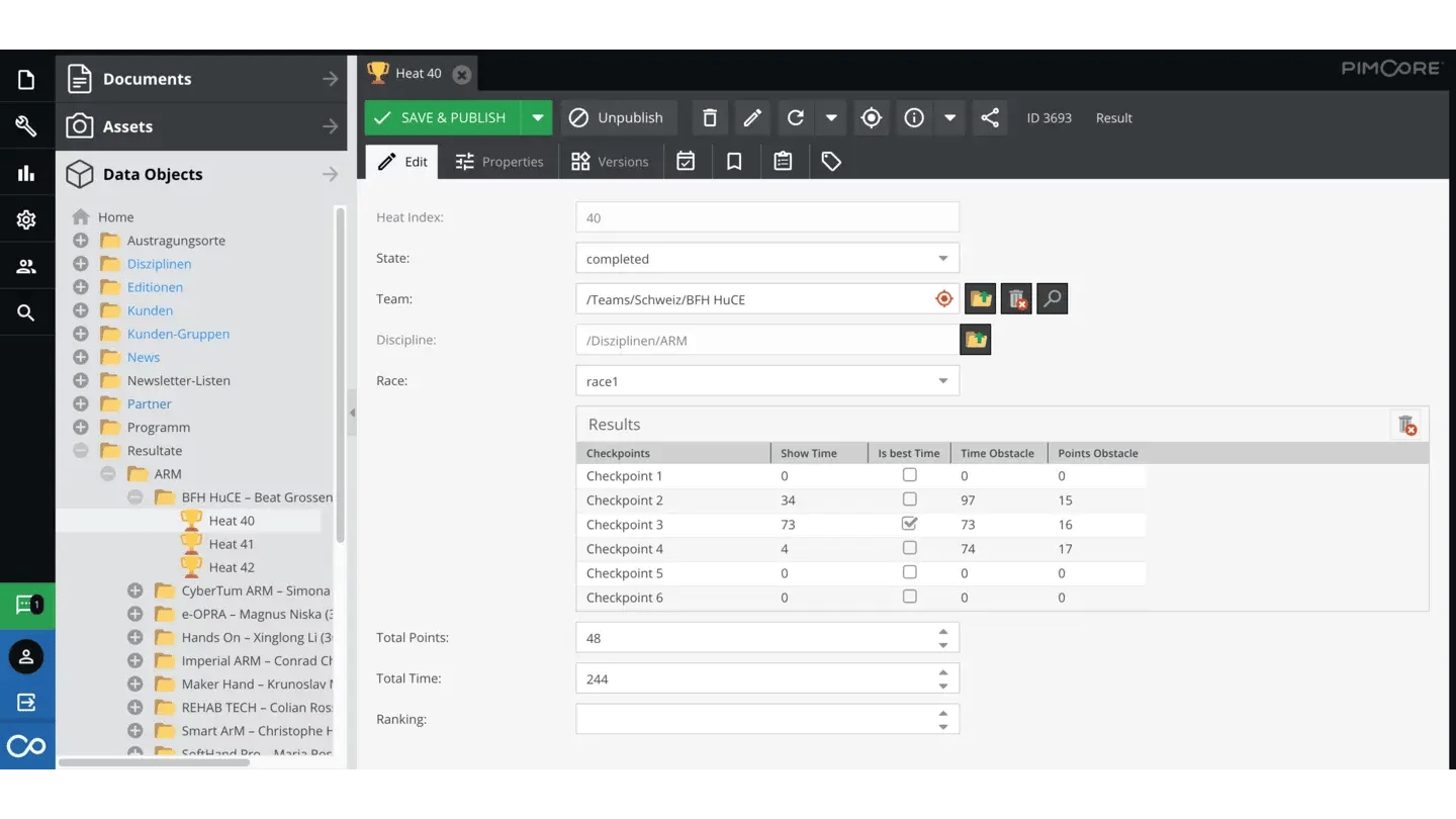 Case Study: A multichannel livestreaming platform for the CYBATHLON at ETH Zurich-Impression #4.2